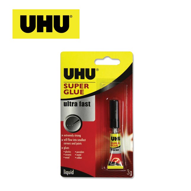 UHU SUPER GLUE ULTRA FAST 3g - CasaBella Imports LTD