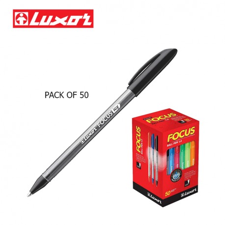 LUXOR FOCUS ICY BALL PENS - BLACK