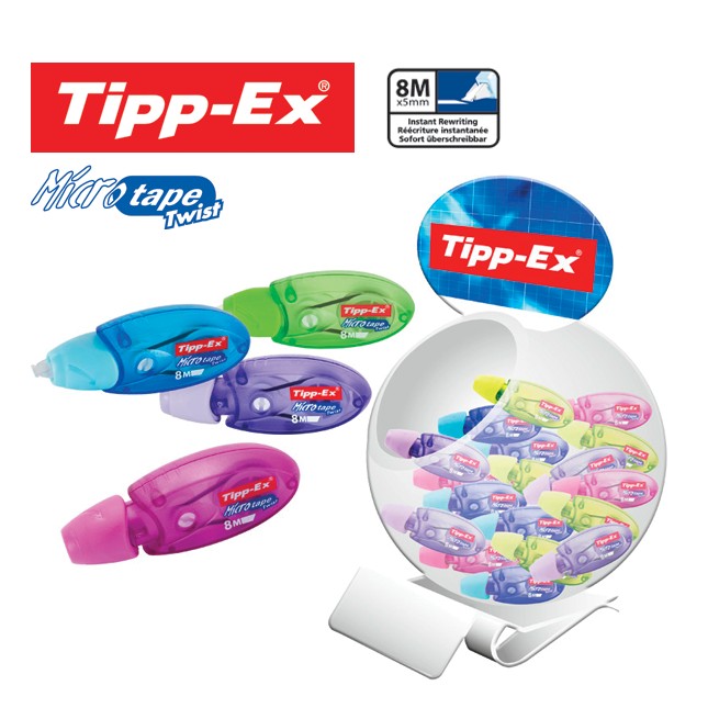 TIPP-EX Micro Tape Twist 5mmx8m 8706151 Rouleaux d. correction
