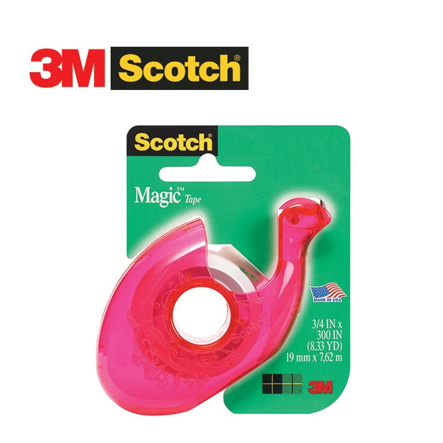 3M SCOTCH 106 - Dispenser with FREE Magic Invisible Tape 19mm x 7,62m -  CasaBella Imports LTD